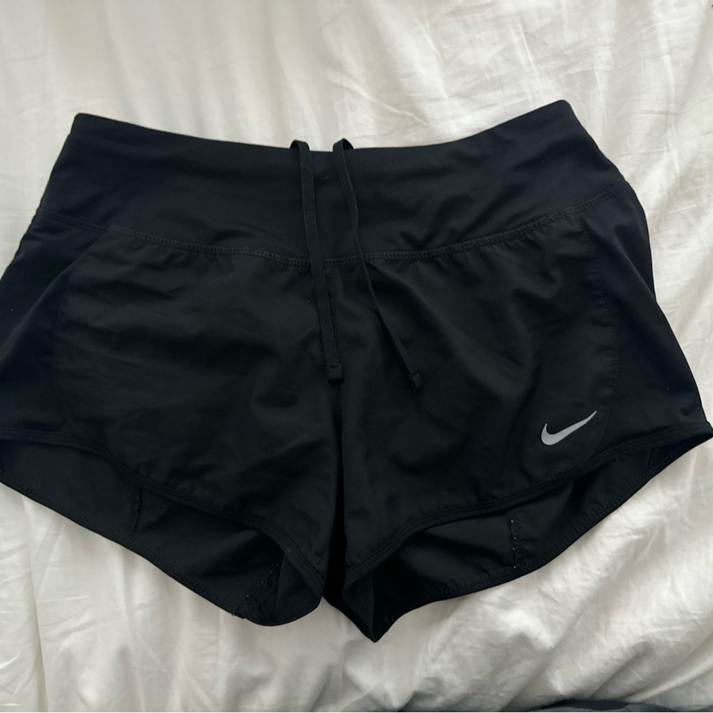 Nike Black Athletic Shorts Moisture-Wicking Lightweight